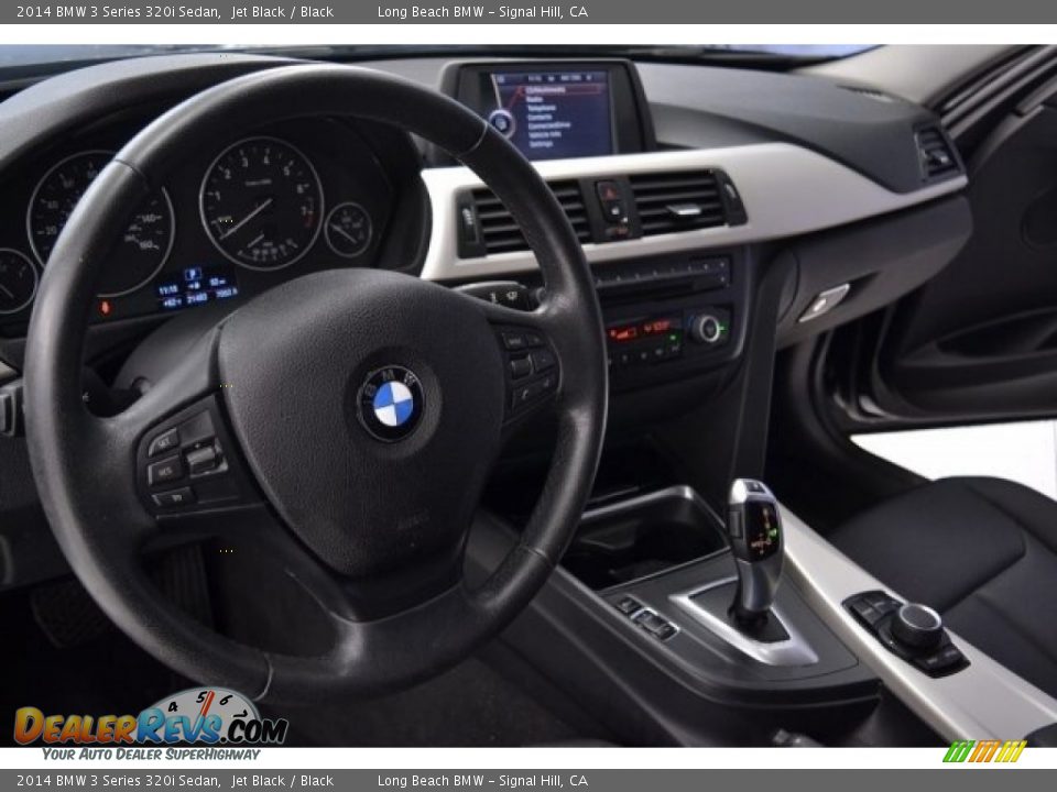 2014 BMW 3 Series 320i Sedan Jet Black / Black Photo #11