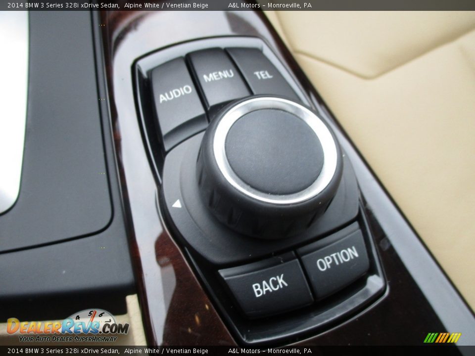 2014 BMW 3 Series 328i xDrive Sedan Alpine White / Venetian Beige Photo #18