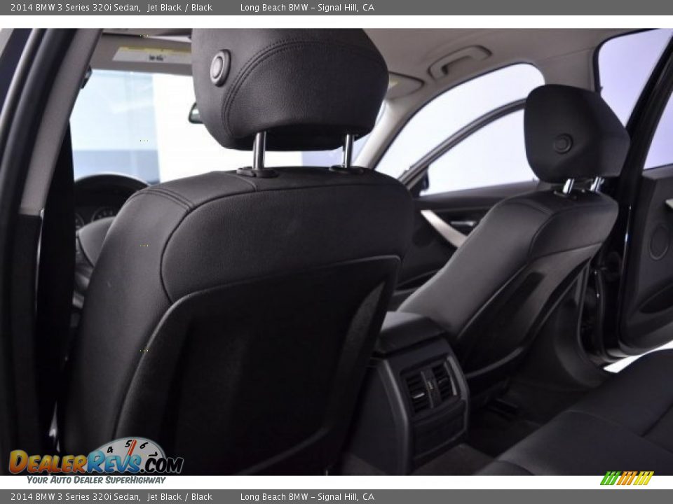 2014 BMW 3 Series 320i Sedan Jet Black / Black Photo #14