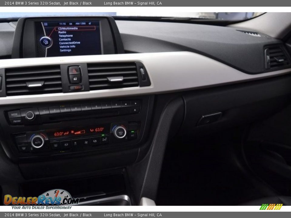 2014 BMW 3 Series 320i Sedan Jet Black / Black Photo #23