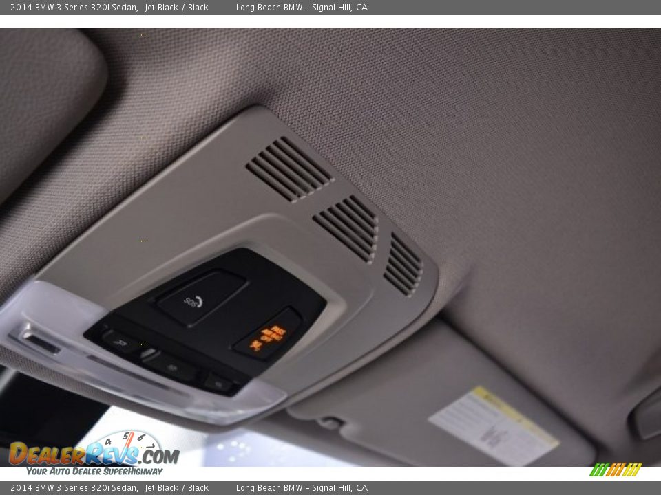 2014 BMW 3 Series 320i Sedan Jet Black / Black Photo #25