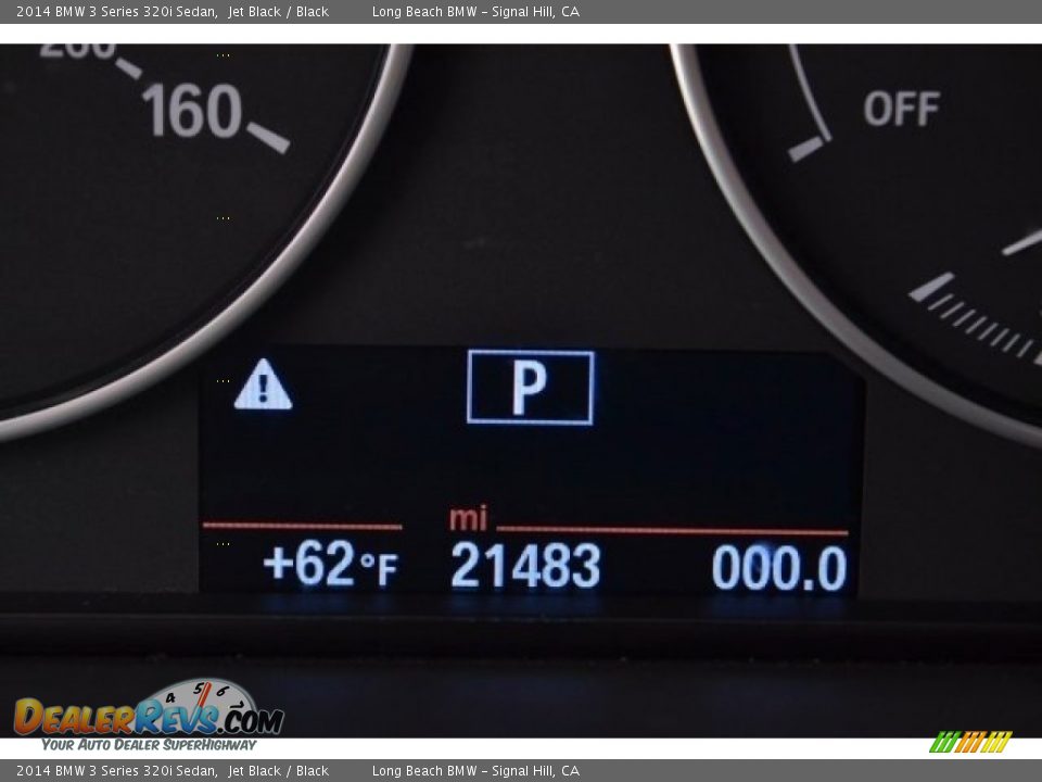 2014 BMW 3 Series 320i Sedan Jet Black / Black Photo #27