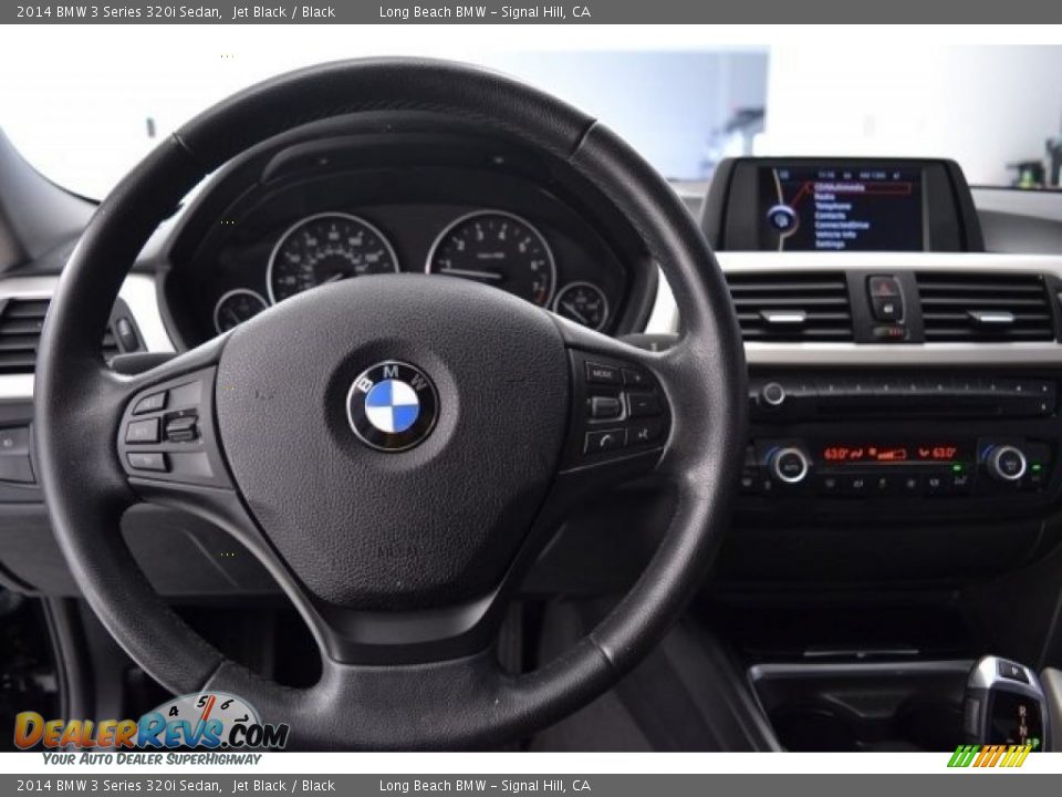 2014 BMW 3 Series 320i Sedan Jet Black / Black Photo #29