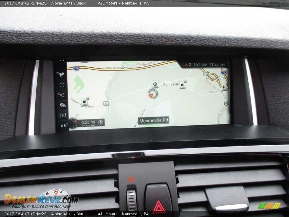 2017 BMW X3 xDrive28i Alpine White / Black Photo #16