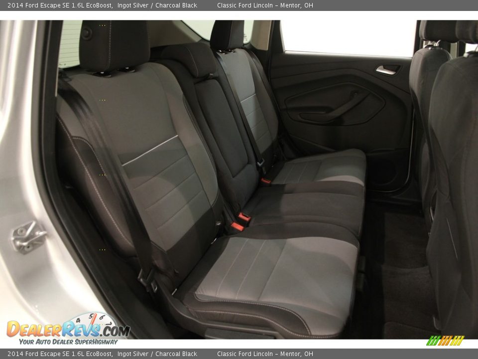 2014 Ford Escape SE 1.6L EcoBoost Ingot Silver / Charcoal Black Photo #12