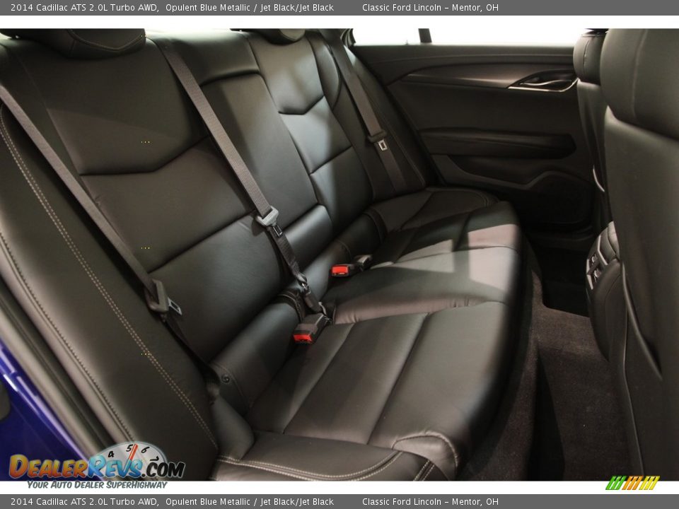 2014 Cadillac ATS 2.0L Turbo AWD Opulent Blue Metallic / Jet Black/Jet Black Photo #16