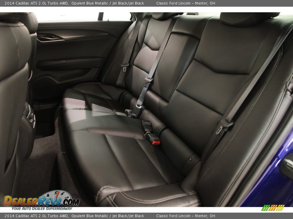 2014 Cadillac ATS 2.0L Turbo AWD Opulent Blue Metallic / Jet Black/Jet Black Photo #17