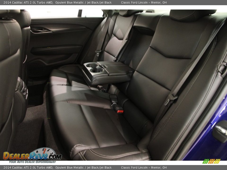 2014 Cadillac ATS 2.0L Turbo AWD Opulent Blue Metallic / Jet Black/Jet Black Photo #18