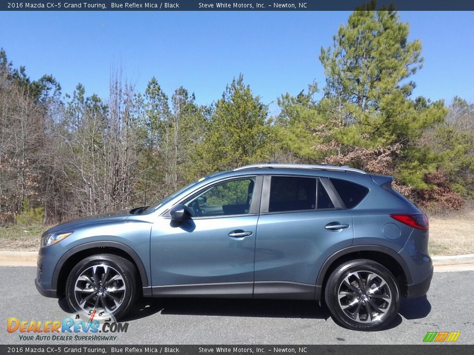 2016 Mazda CX-5 Grand Touring Blue Reflex Mica / Black Photo #1
