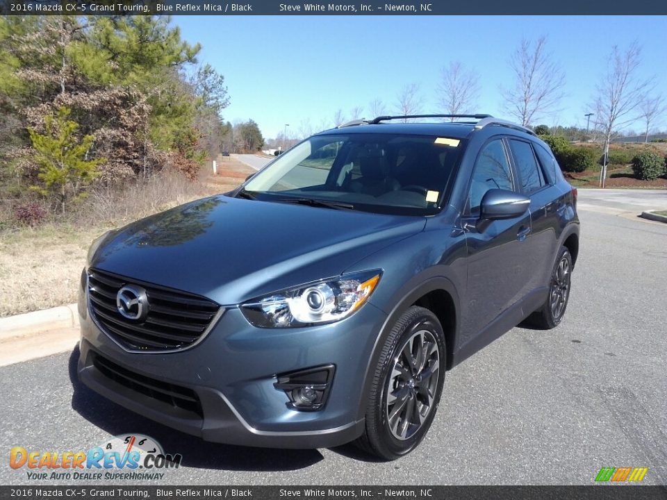 2016 Mazda CX-5 Grand Touring Blue Reflex Mica / Black Photo #2