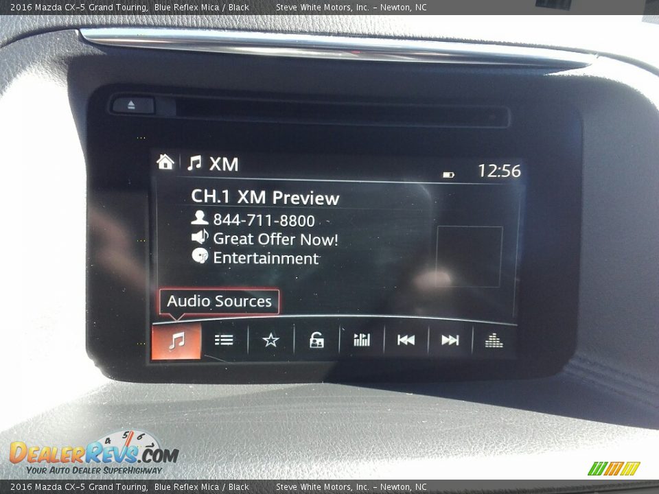 2016 Mazda CX-5 Grand Touring Blue Reflex Mica / Black Photo #19