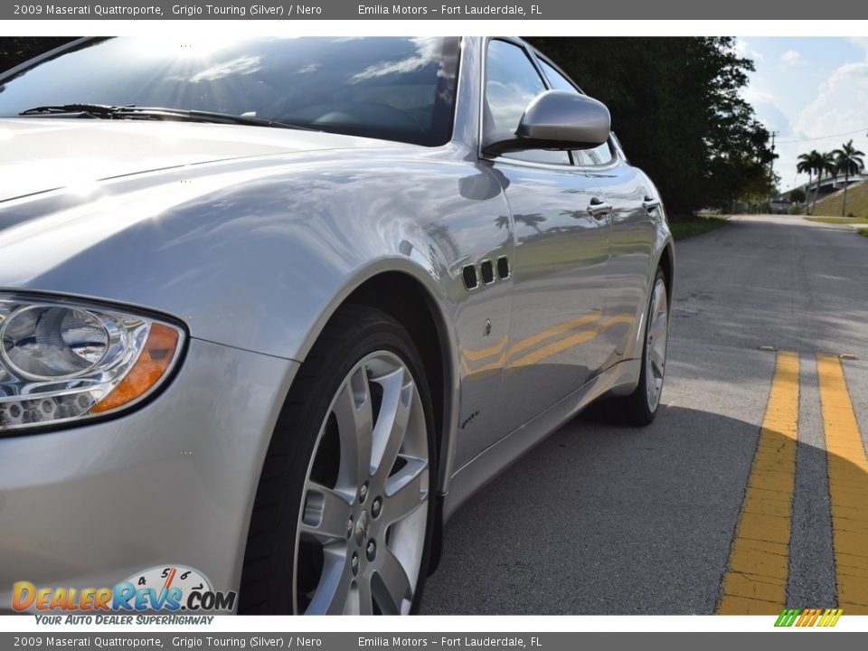 2009 Maserati Quattroporte Grigio Touring (Silver) / Nero Photo #10