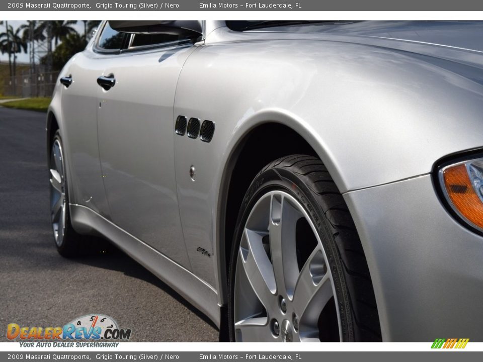 2009 Maserati Quattroporte Grigio Touring (Silver) / Nero Photo #11