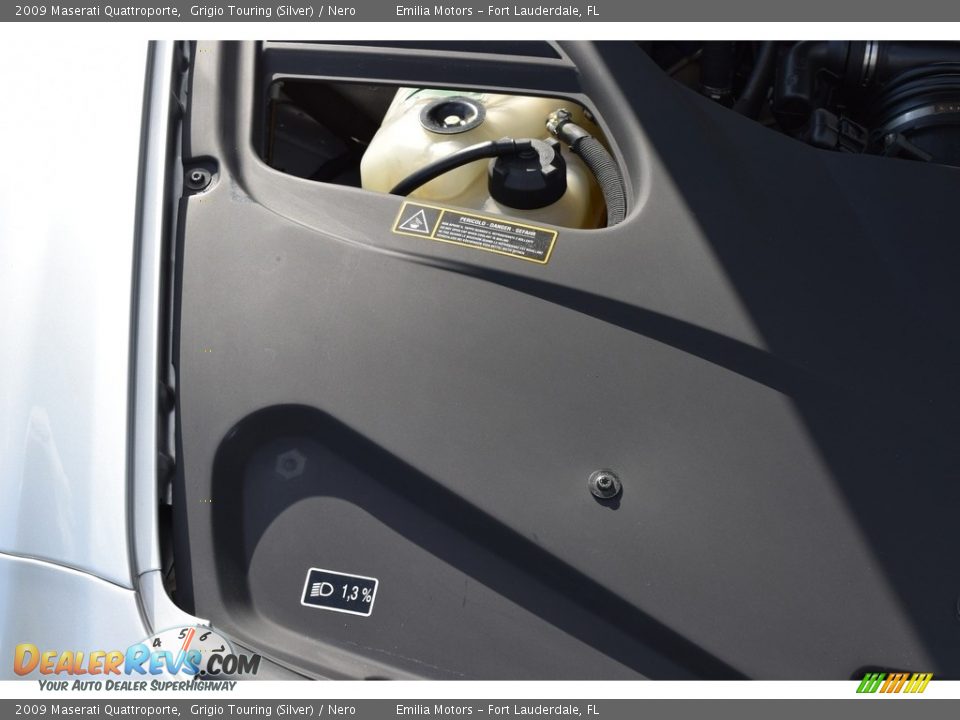 2009 Maserati Quattroporte Grigio Touring (Silver) / Nero Photo #28