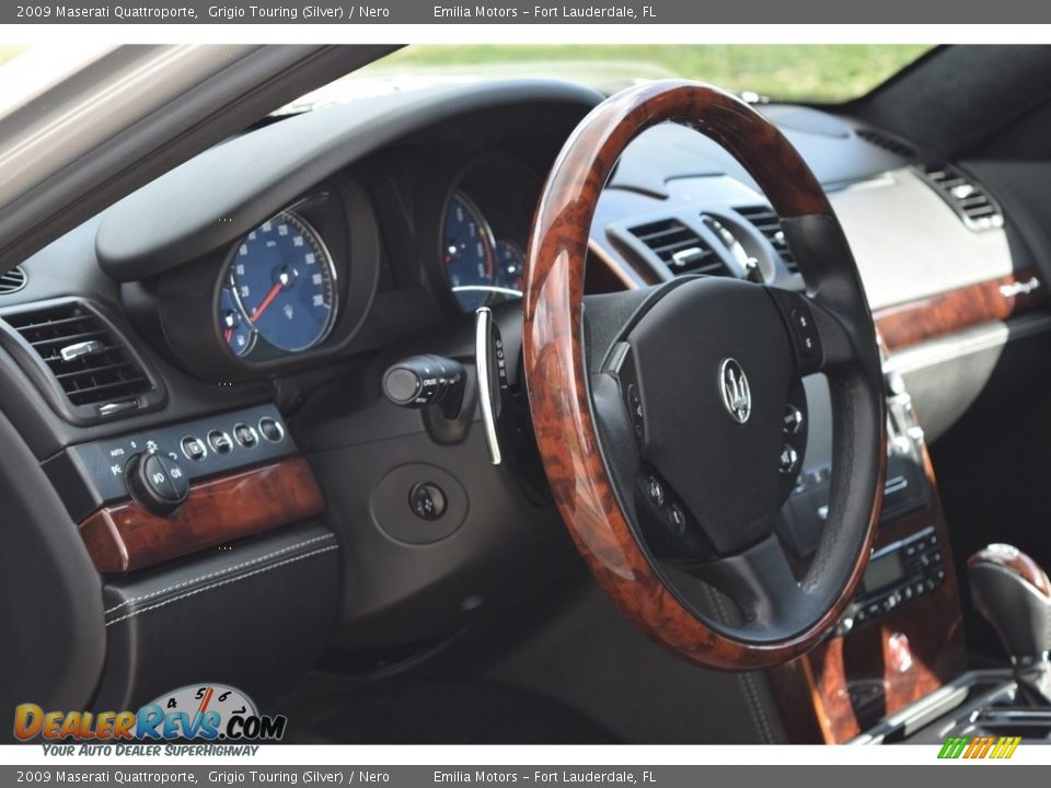 2009 Maserati Quattroporte Grigio Touring (Silver) / Nero Photo #56
