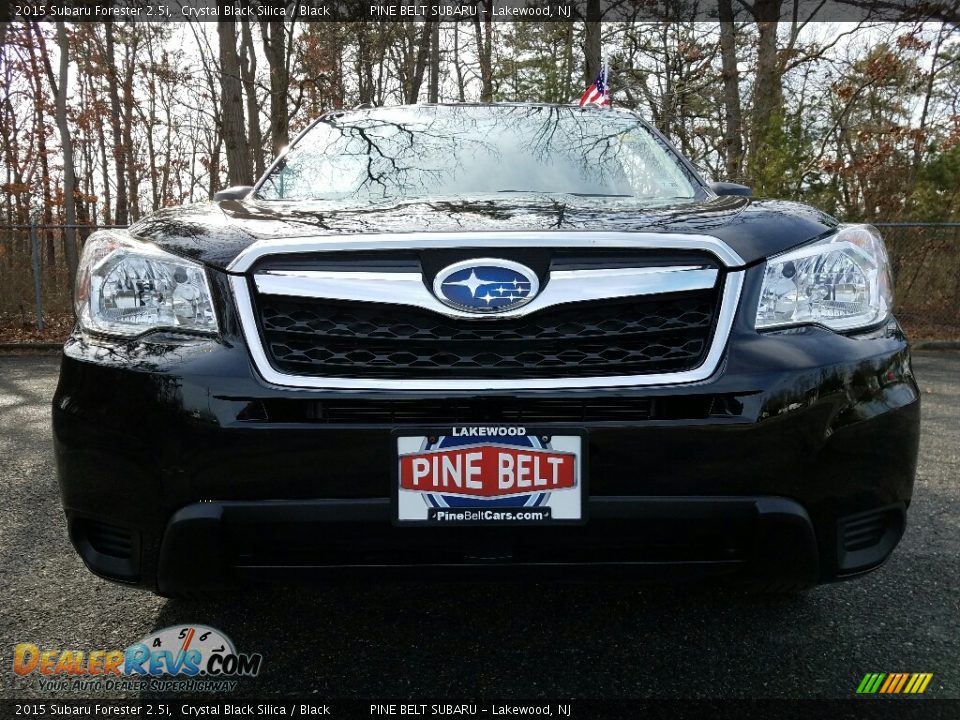 2015 Subaru Forester 2.5i Crystal Black Silica / Black Photo #2