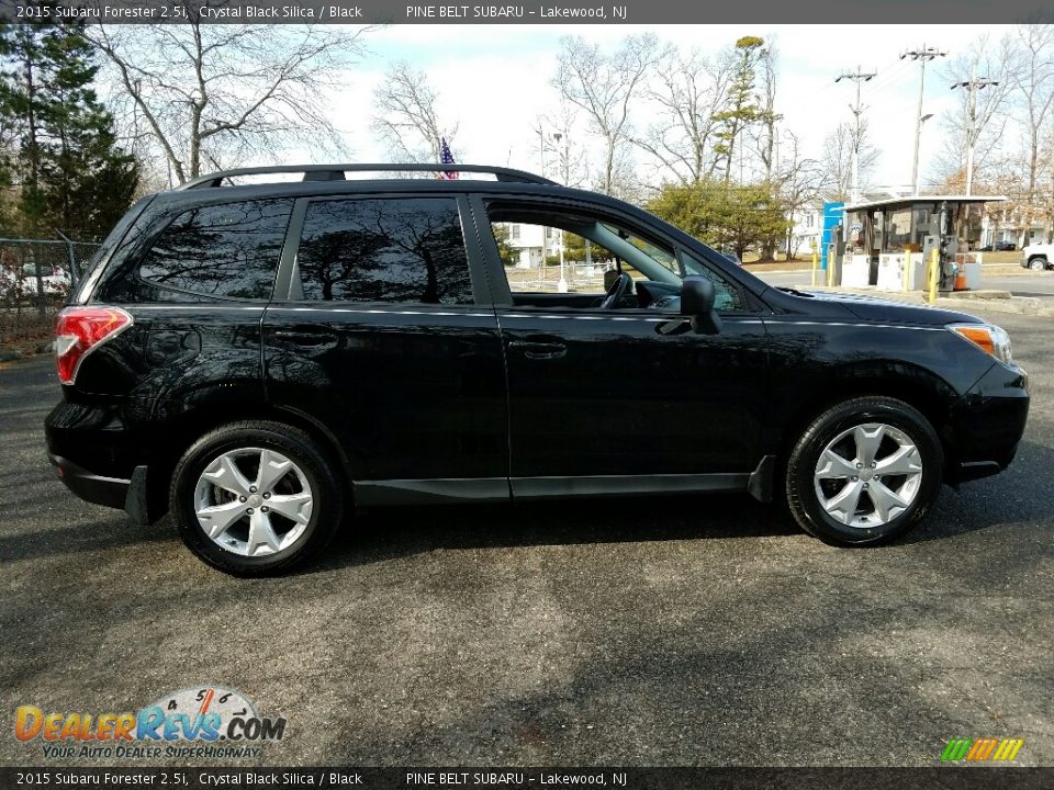2015 Subaru Forester 2.5i Crystal Black Silica / Black Photo #5