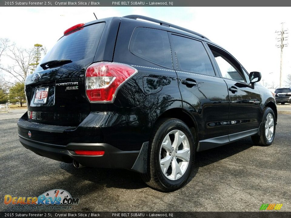 2015 Subaru Forester 2.5i Crystal Black Silica / Black Photo #7