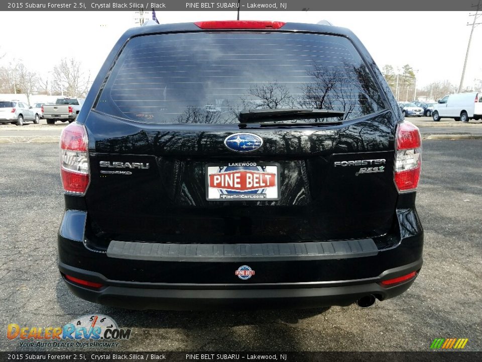 2015 Subaru Forester 2.5i Crystal Black Silica / Black Photo #8