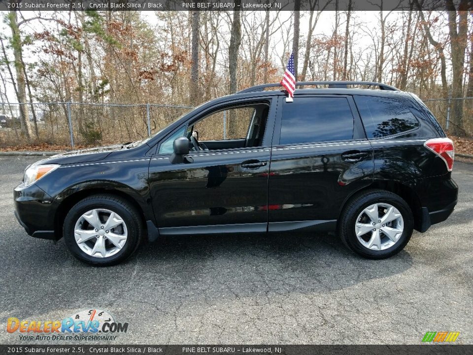 2015 Subaru Forester 2.5i Crystal Black Silica / Black Photo #12