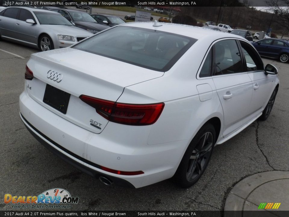 2017 Audi A4 2.0T Premium Plus quattro Ibis White / Nougat Brown Photo #13