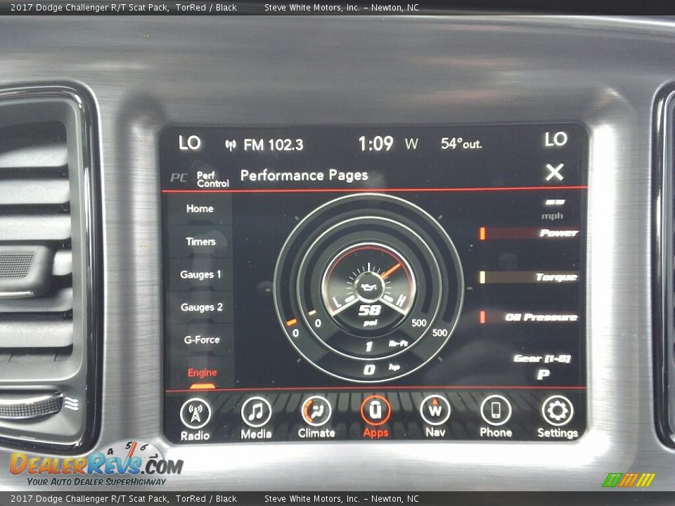 Controls of 2017 Dodge Challenger R/T Scat Pack Photo #22