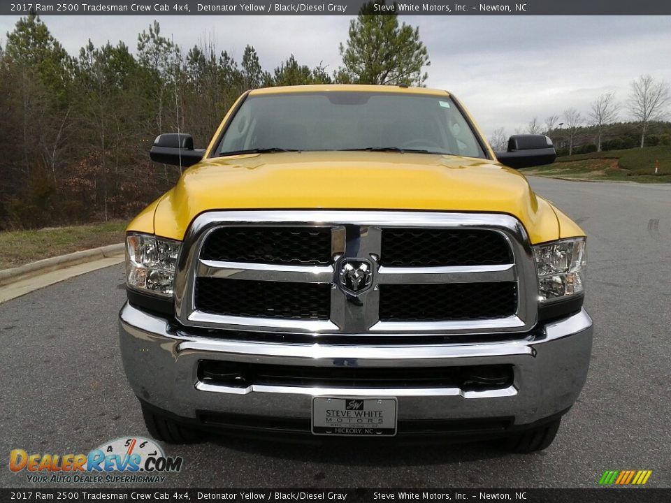 2017 Ram 2500 Tradesman Crew Cab 4x4 Detonator Yellow / Black/Diesel Gray Photo #3