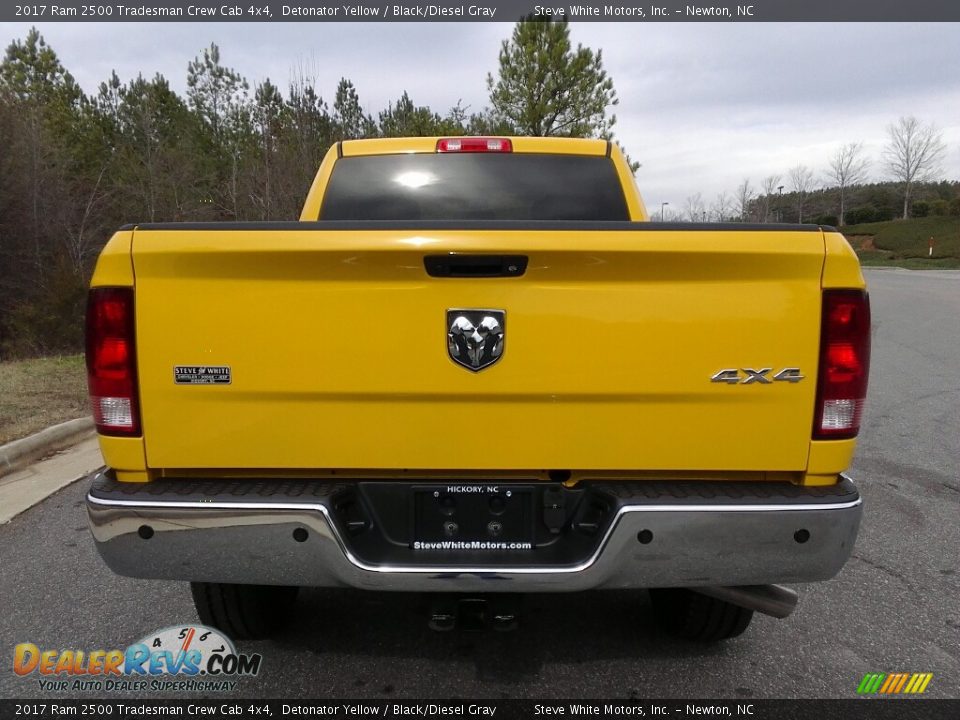 2017 Ram 2500 Tradesman Crew Cab 4x4 Detonator Yellow / Black/Diesel Gray Photo #7