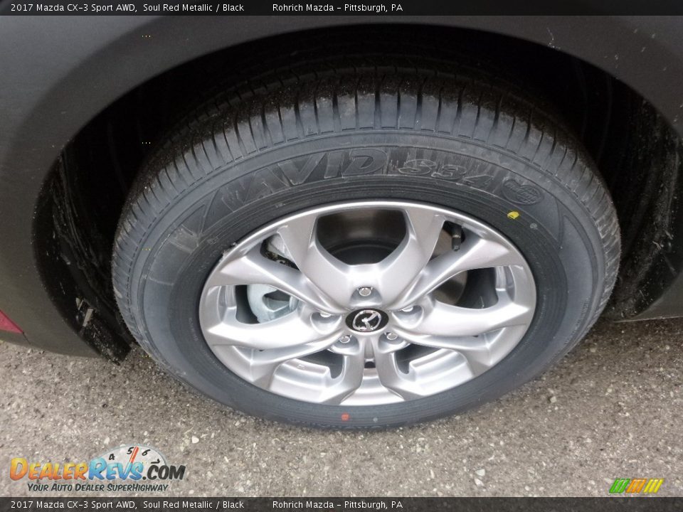 2017 Mazda CX-3 Sport AWD Soul Red Metallic / Black Photo #5