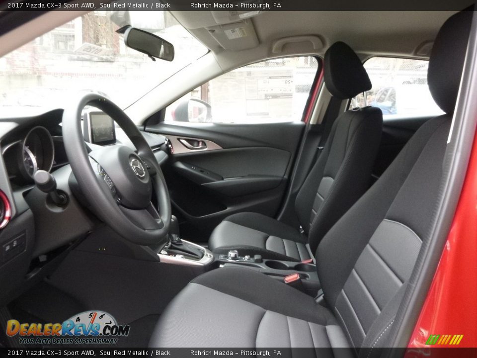 2017 Mazda CX-3 Sport AWD Soul Red Metallic / Black Photo #8