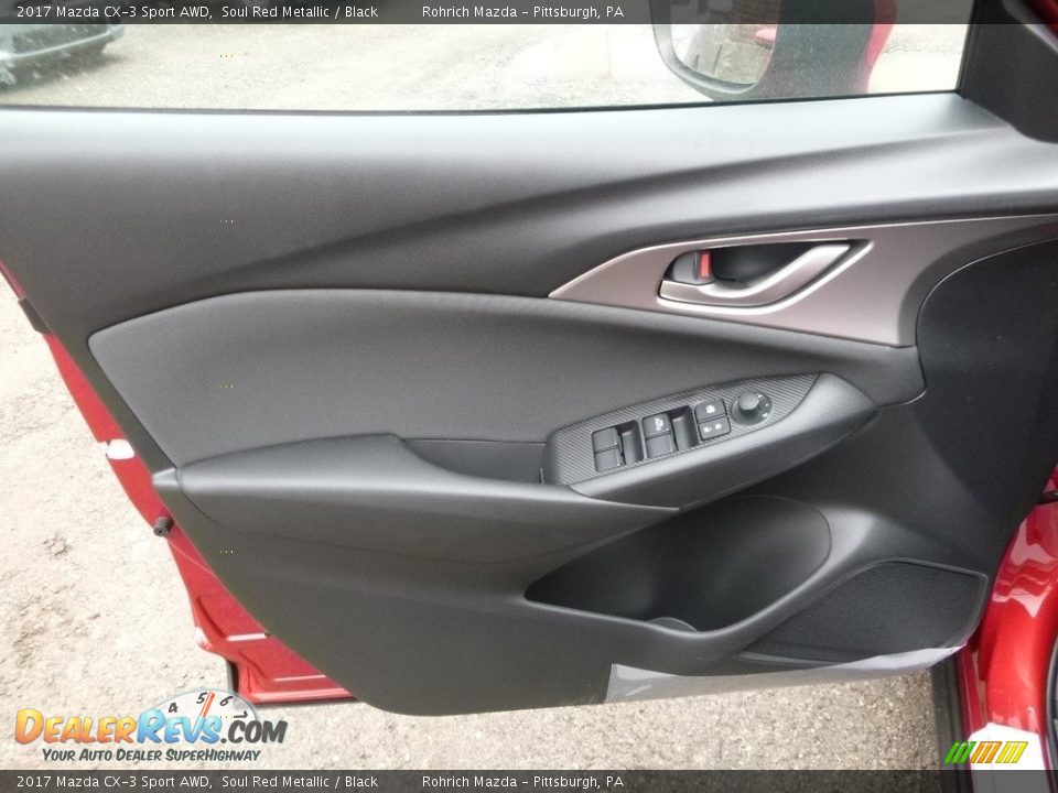 2017 Mazda CX-3 Sport AWD Soul Red Metallic / Black Photo #11