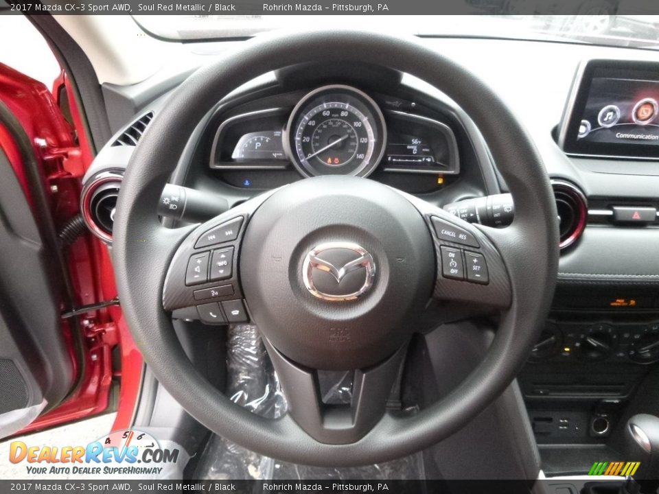 2017 Mazda CX-3 Sport AWD Soul Red Metallic / Black Photo #14