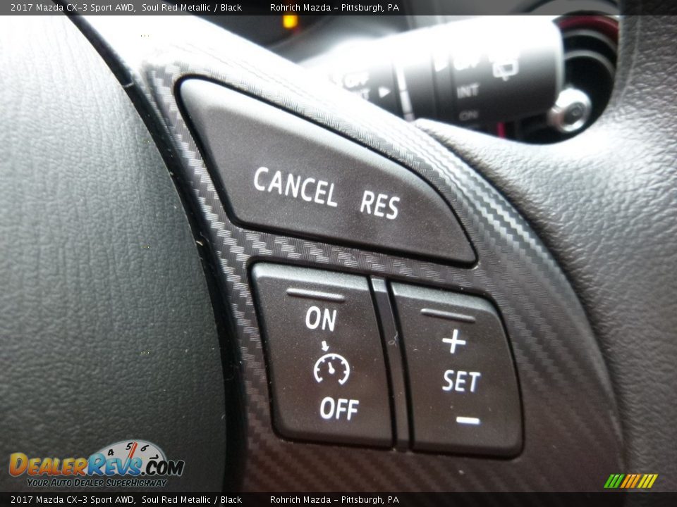 2017 Mazda CX-3 Sport AWD Soul Red Metallic / Black Photo #16