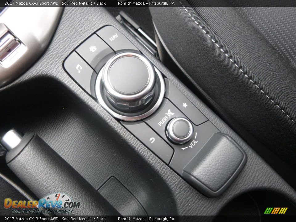 2017 Mazda CX-3 Sport AWD Soul Red Metallic / Black Photo #17