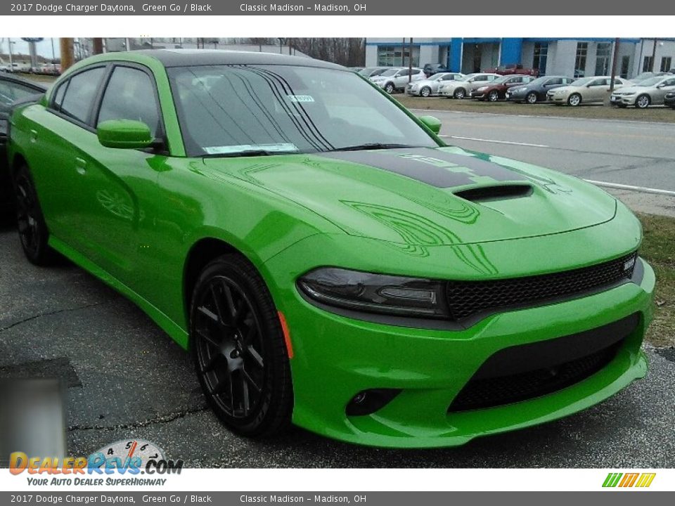 2017 Dodge Charger Daytona Green Go / Black Photo #3