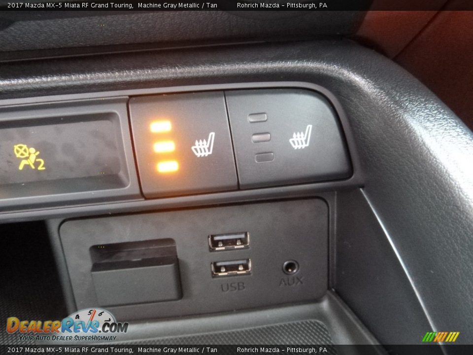 Controls of 2017 Mazda MX-5 Miata RF Grand Touring Photo #17