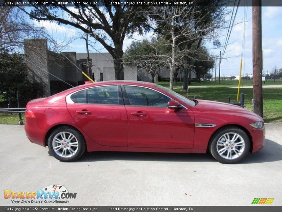 2017 Jaguar XE 25t Premium Italian Racing Red / Jet Photo #6