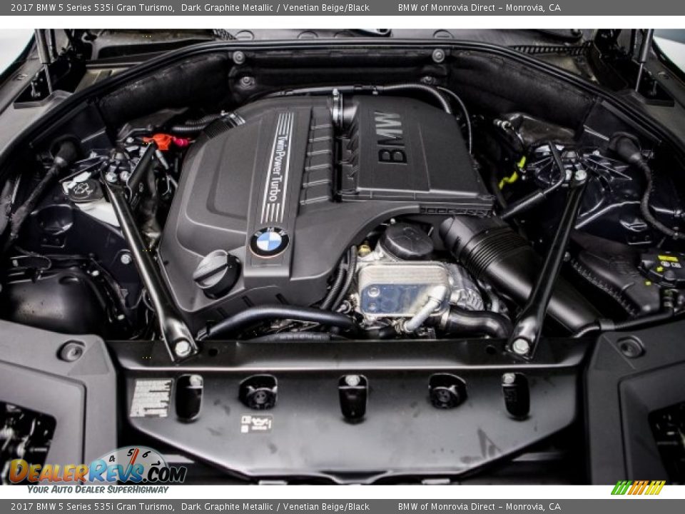 2017 BMW 5 Series 535i Gran Turismo 3.0 Liter DI TwinPower Turbocharged DOHC 24-Valve VVT Inline 6 Cylinder Engine Photo #8