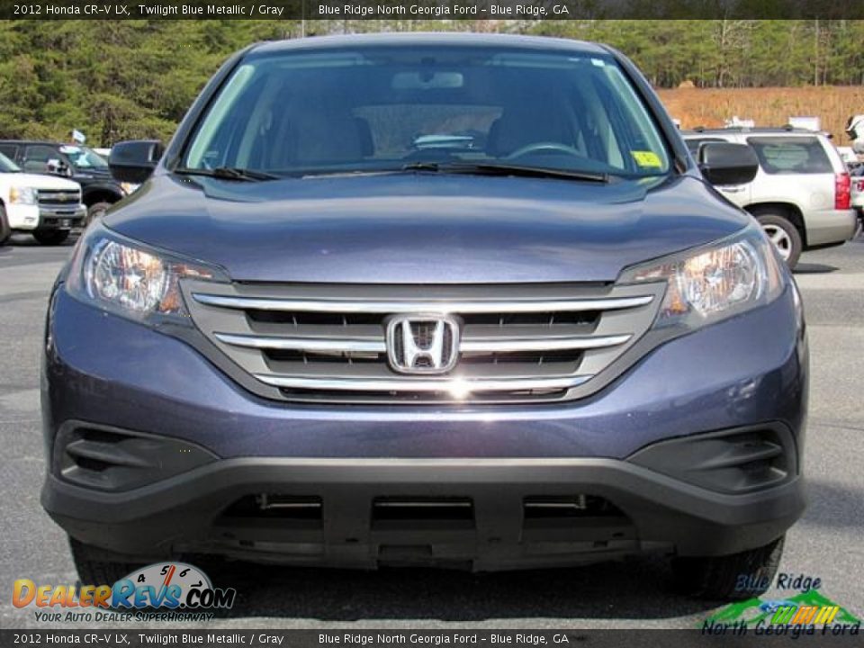 2012 Honda CR-V LX Twilight Blue Metallic / Gray Photo #4
