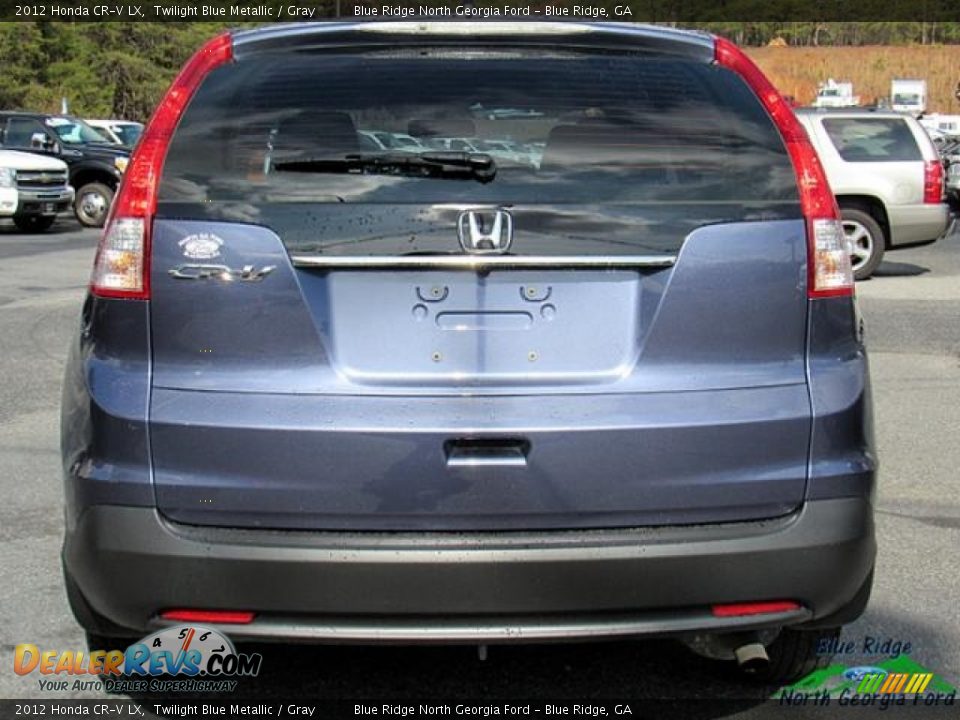 2012 Honda CR-V LX Twilight Blue Metallic / Gray Photo #5