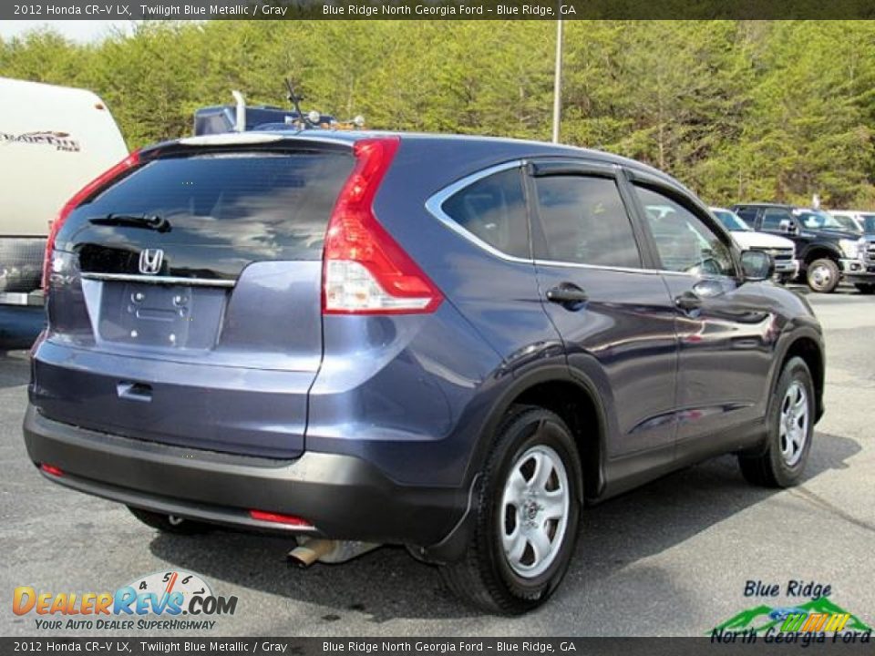 2012 Honda CR-V LX Twilight Blue Metallic / Gray Photo #6