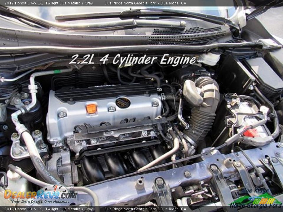 2012 Honda CR-V LX Twilight Blue Metallic / Gray Photo #10