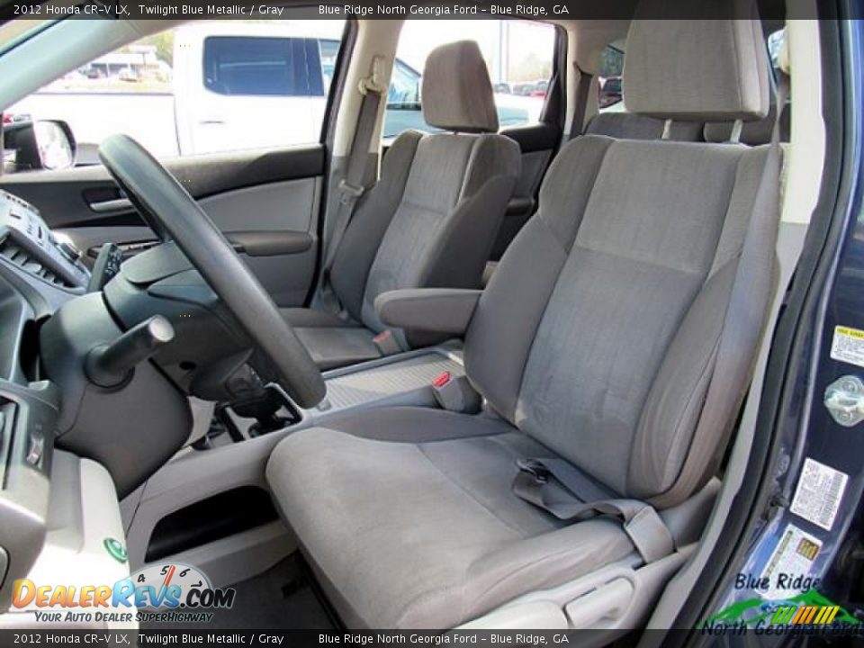 2012 Honda CR-V LX Twilight Blue Metallic / Gray Photo #11