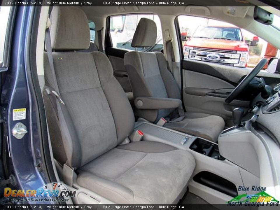 2012 Honda CR-V LX Twilight Blue Metallic / Gray Photo #12