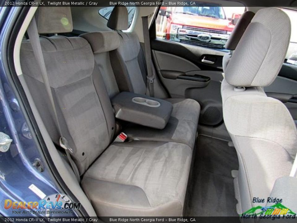 2012 Honda CR-V LX Twilight Blue Metallic / Gray Photo #14
