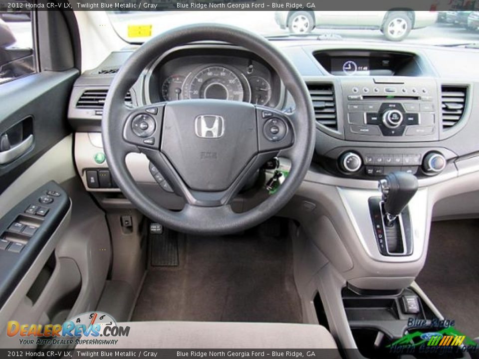2012 Honda CR-V LX Twilight Blue Metallic / Gray Photo #16