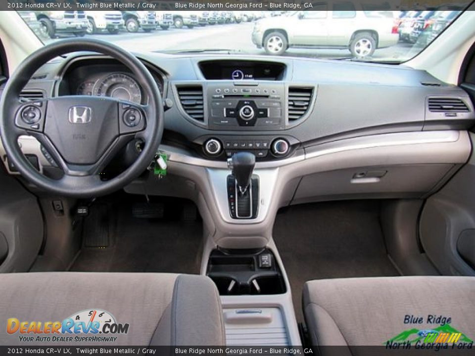 2012 Honda CR-V LX Twilight Blue Metallic / Gray Photo #17