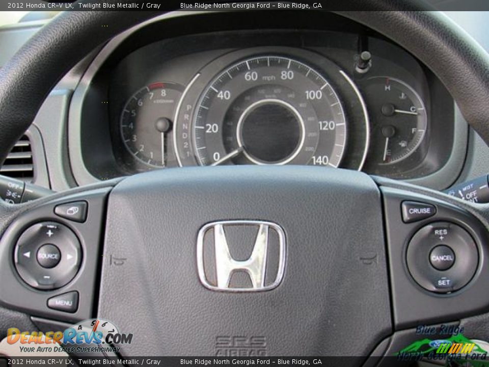 2012 Honda CR-V LX Twilight Blue Metallic / Gray Photo #19
