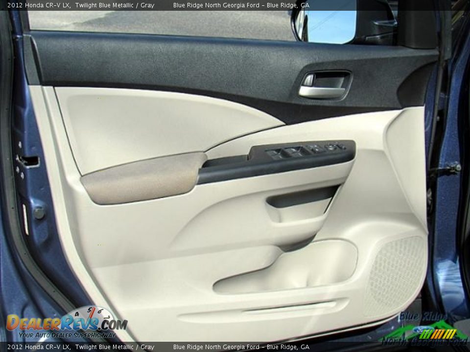 2012 Honda CR-V LX Twilight Blue Metallic / Gray Photo #26