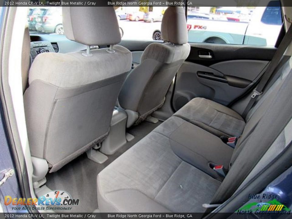 2012 Honda CR-V LX Twilight Blue Metallic / Gray Photo #29
